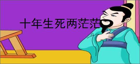 十年生死两茫茫